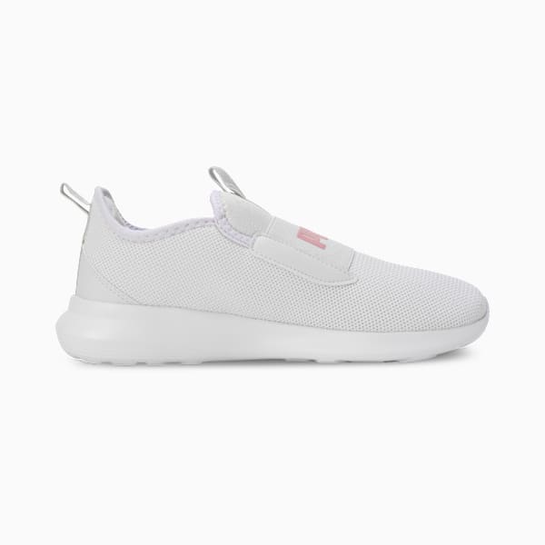 Flamecrest Women's Slip-On Shoes, Feather Gray-Pink Lilac-PUMA White, extralarge-IND