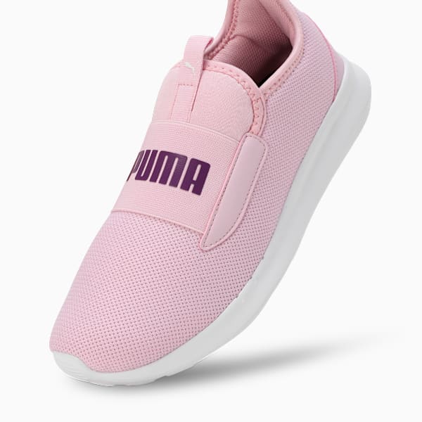 Flamecrest Women's Slip-On Shoes, Grape Mist-Crushed Berry-PUMA White, extralarge-IND