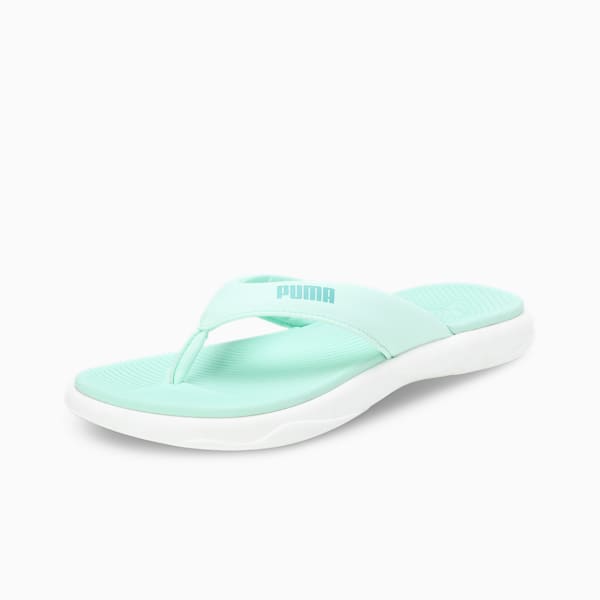 Royalcat Softride Lumina Women's Flip-Flops, Warm White-Minty Burst, extralarge-IND