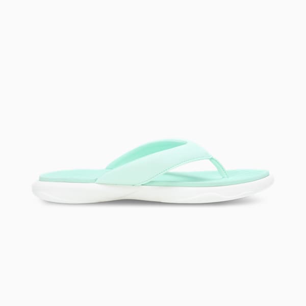 Royalcat Softride Lumina Women's Flip-Flops, Warm White-Minty Burst, extralarge-IND