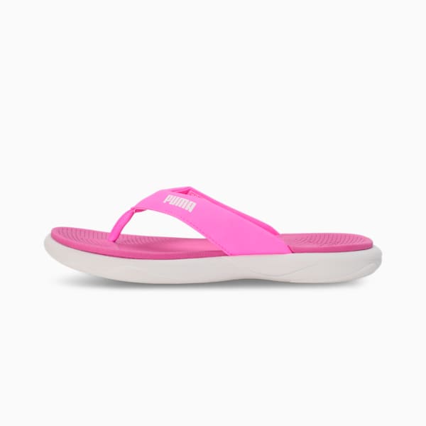 Royalcat Softride Lumina Women's Flip-Flops, Poison Pink-PUMA White, extralarge-IND