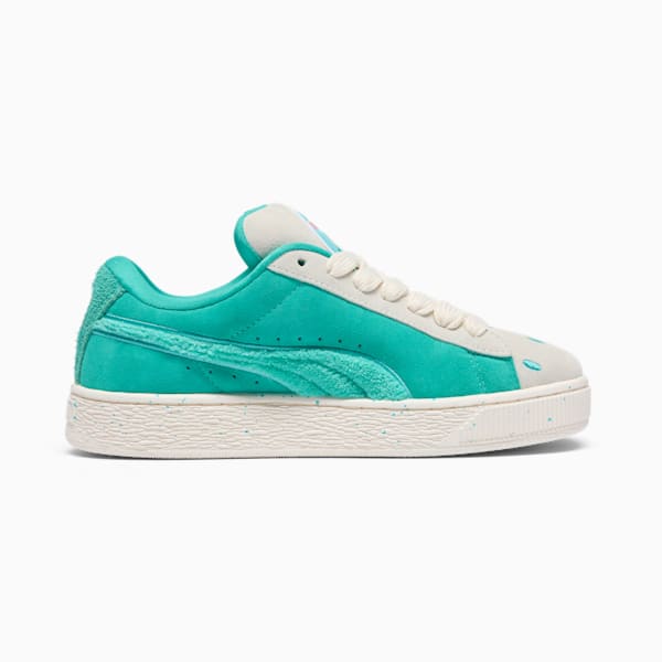 PUMA x SQUISHMALLOWS Suede XL Winston Women's Sneakers, Warm White-Alpine Snow-Elektro Pool, extralarge