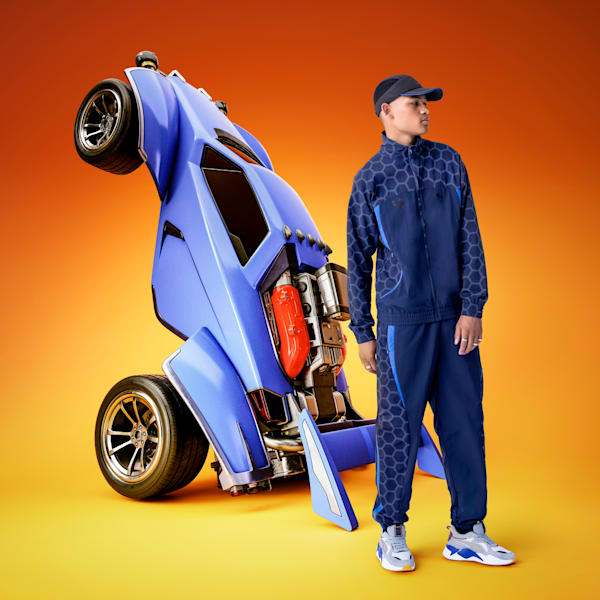 ユニセックス PUMA x ロケットリーグ RS-X スニーカー, Cool Mid Gray-Shadow Gray, extralarge-JPN