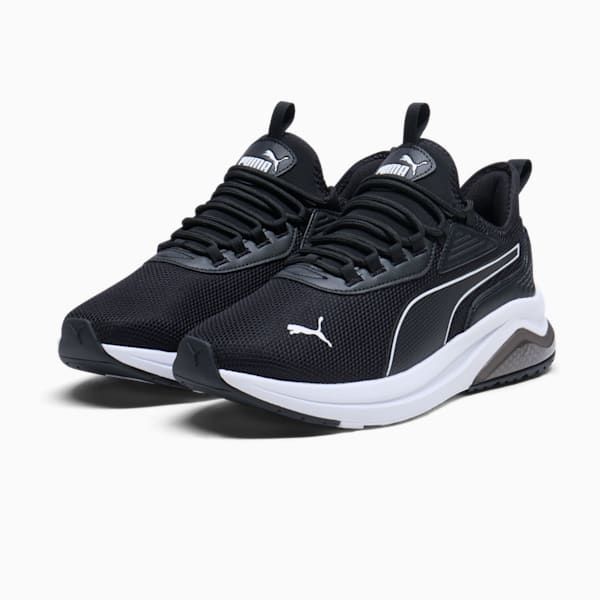 Tenis anchos para hombre Amplifier, PUMA Black-PUMA White, extralarge