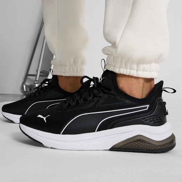 Tenis anchos para hombre Amplifier, PUMA Black-PUMA White, extralarge