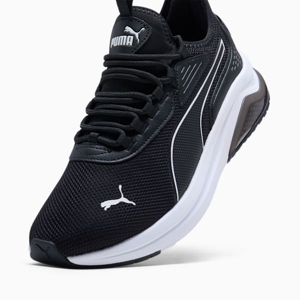 Amplifier Men's Wide Sneakers, PUMA Black-PUMA White, extralarge