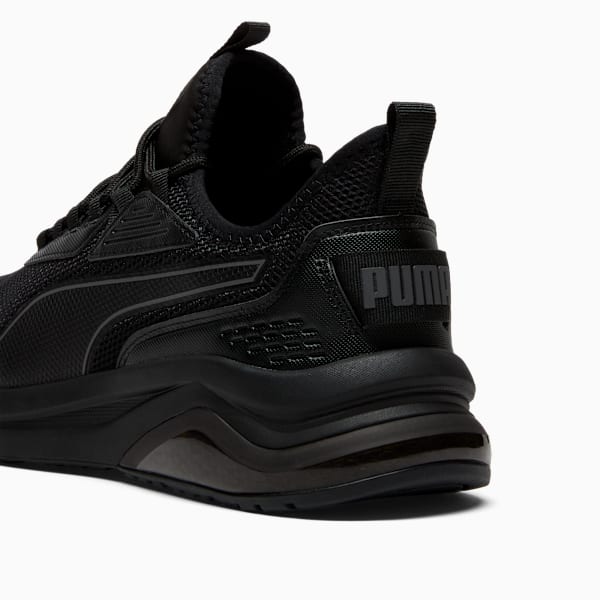 Tenis anchos para hombre Amplifier, PUMA Black-Cool Dark Gray, extralarge