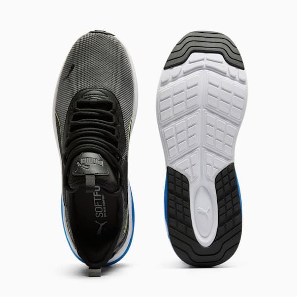 Amplifier Men's Wide Sneakers, Cool Dark Gray-Electric Lime-PUMA Black-PUMA Team Royal, extralarge