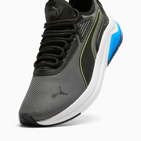 Amplifier Men's Wide Sneakers, Cool Dark Gray-Electric Lime-PUMA Black-PUMA Team Royal, extralarge