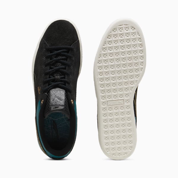 ユニセックス スウェード USAIN BOLT スニーカー, PUMA Black-Cold Green, extralarge-JPN