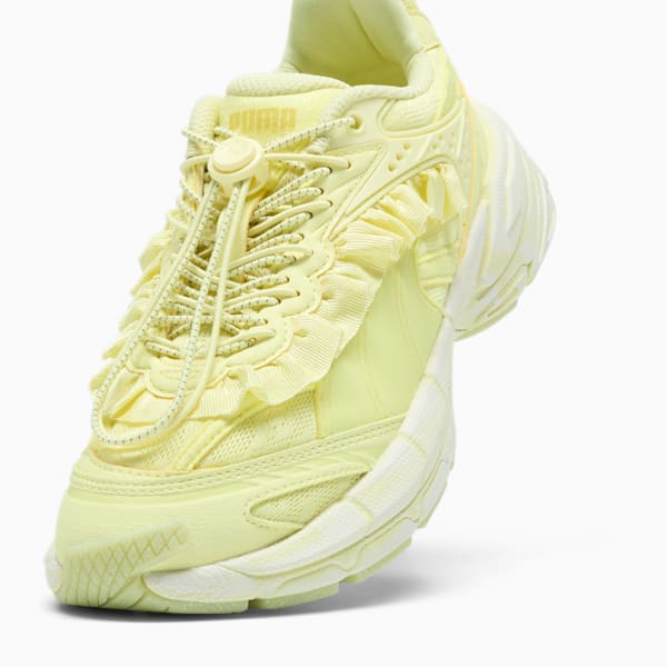 Sneakers jaunes rétro PUMA x COLLINA STRADA Velophasis Femme, Yellow Pear-Fresh Pear, extralarge