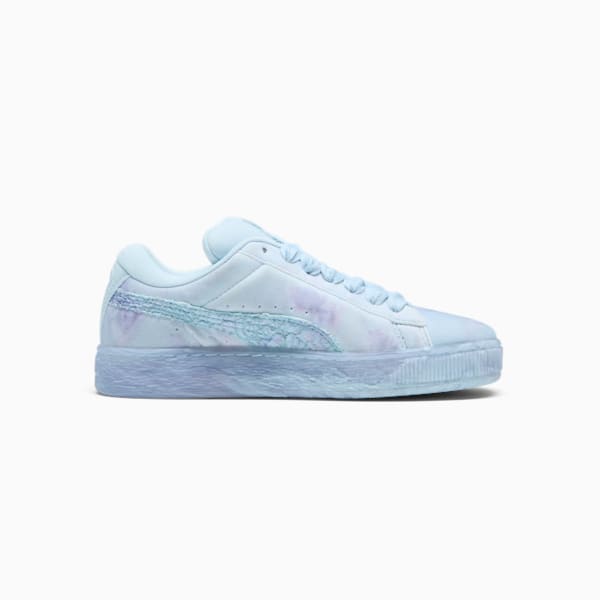 Tenis para mujer PUMA x COLLINA STRADA Suede XL Tie Dye, Frosted Dew-Gray Skies, extralarge