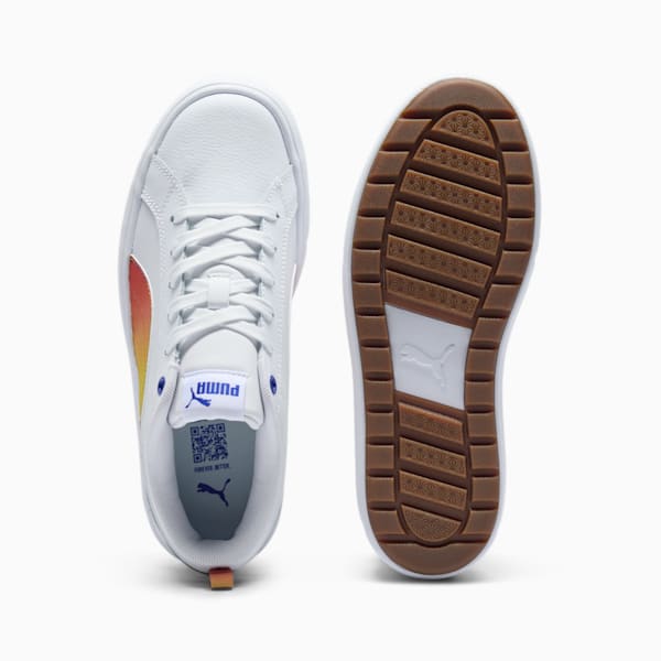 Tenis Kaia 2.0 Love Wins Mujer, PUMA White-Meadow-Bright Papaya-Dart Blue, extralarge