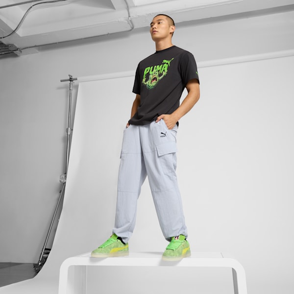 Sneakers PUMA x GHOSTBUSTERS Suede XL Slimer Homme, PUMA Green-Lime Smash-Warm White, extralarge