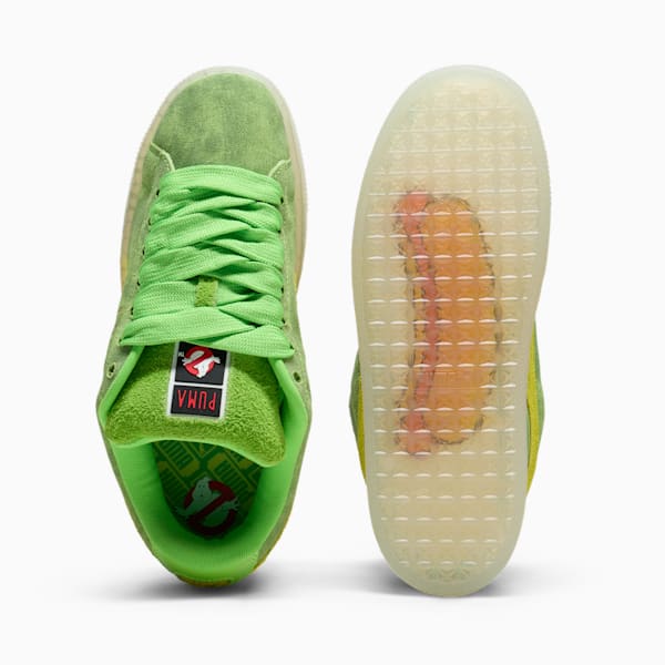 Sneakers PUMA x GHOSTBUSTERS Suede XL Slimer Homme, PUMA Green-Lime Smash-Warm White, extralarge