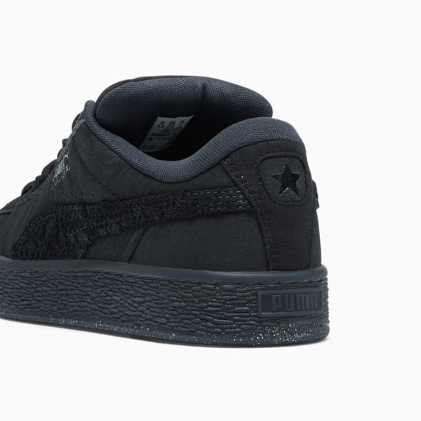 Tenis para mujer PUMA x COLLINA STRADA Suede XL Black, Flat Dark Gray-PUMA Black-PUMA Silver, extralarge