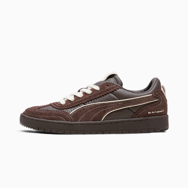 We Are Legends Renaissance Premier Court Men's Sneakers, Dark Chocolate-Alpine Snow, extralarge