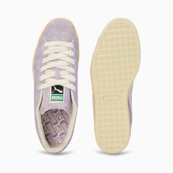Suede Faded Sneakers, Lavender Alert-Frosted Ivory, extralarge-IND