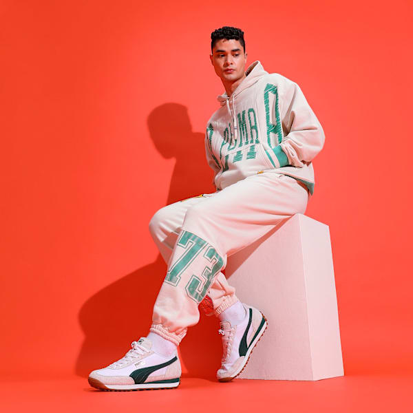 Easy Rider Nylon Sneakers, PUMA White-Dark Myrtle, extralarge-IND