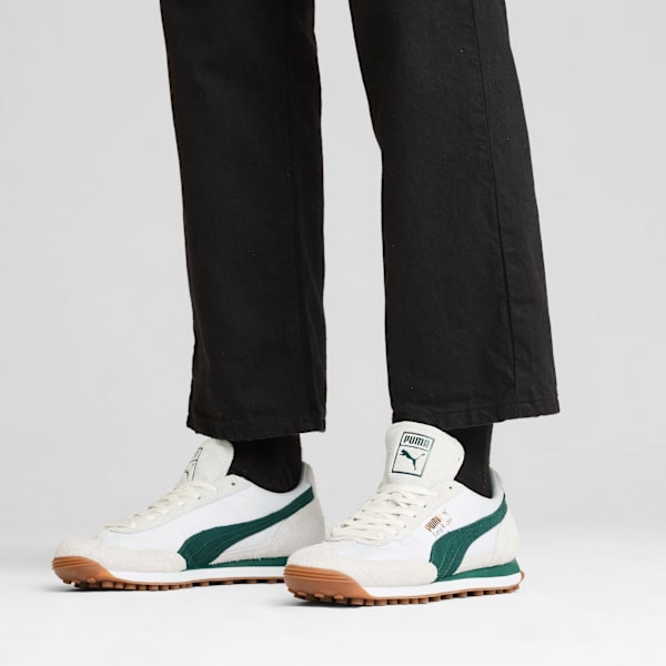 Easy Rider Nylon Sneakers, PUMA White-Dark Myrtle, extralarge-IND