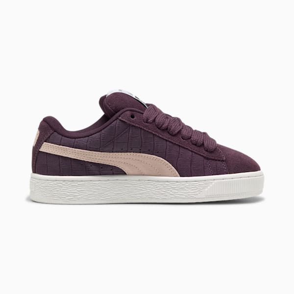 Tenis Suede XL Elevated para mujer, Midnight Plum-PUMA White, extralarge