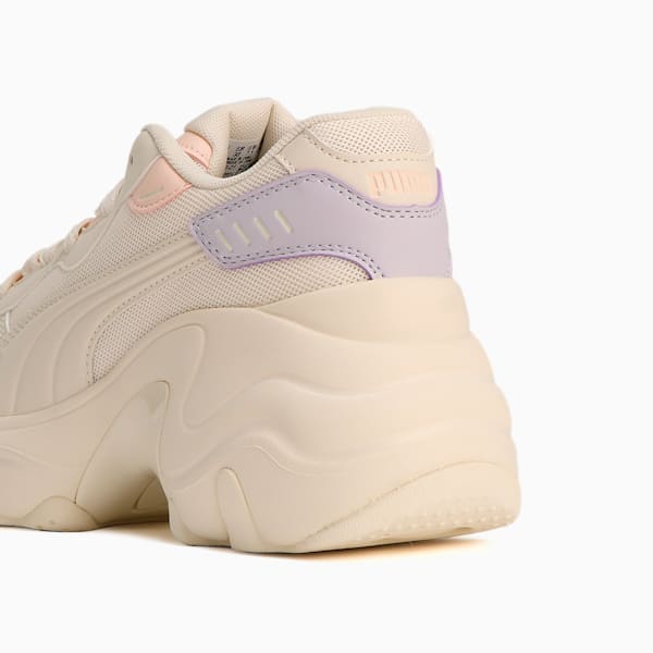 ウィメンズ パルサー ウェッジ メッシュ スニーカー, Frosted Ivory-Spring Lavender-Rosebay, extralarge-JPN