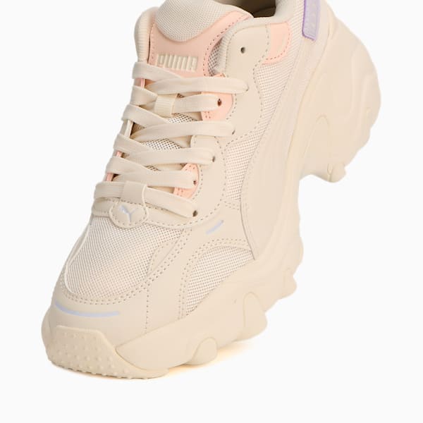 ウィメンズ パルサー ウェッジ メッシュ スニーカー, Frosted Ivory-Spring Lavender-Rosebay, extralarge-JPN