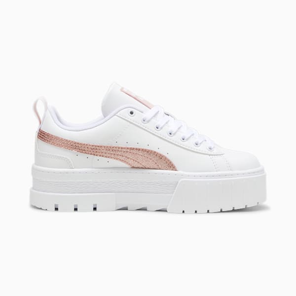 Tenis niños Mayze Glitter, PUMA White-Rose Gold, extralarge