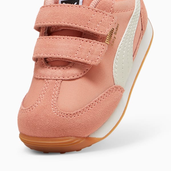 Easy Rider Vintage Toddlers' Sneakers, Deeva Peach-Alpine Snow-PUMA Gold, extralarge