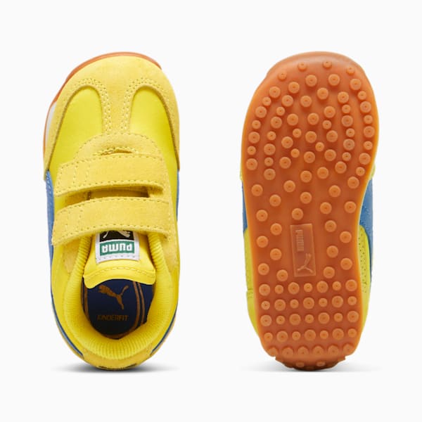 Tenis para infantes Easy Rider Vintage, Speed Yellow-Bluemazing-PUMA Gold, extralarge