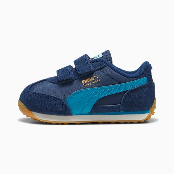 Easy Rider Vintage Toddlers' Sneakers, Persian Blue-Tropical Blue, extralarge