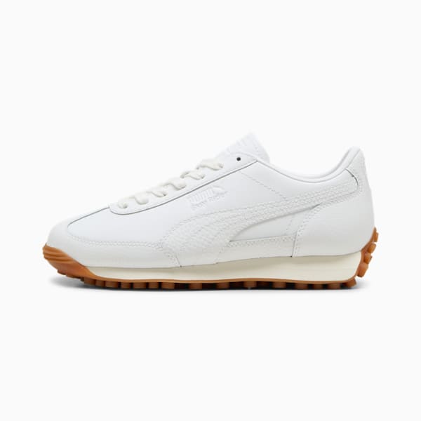 Sneakers en cuir Easy Rider Enfant et adolescent, PUMA White-Frosted Ivory, extralarge