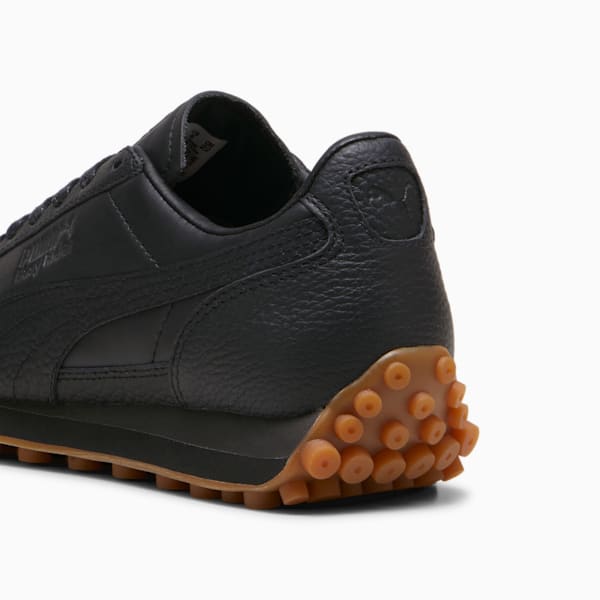Tenis Easy Rider de piel para niños grandes, PUMA Black, extralarge