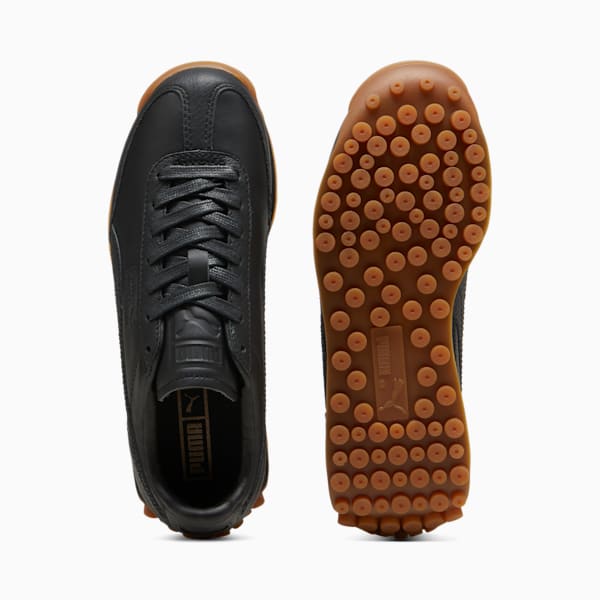 Tenis Easy Rider de piel para niños grandes, PUMA Black, extralarge