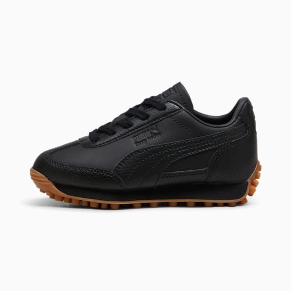 Chaussures de sport en cuir Enfant, PUMA Black, extralarge