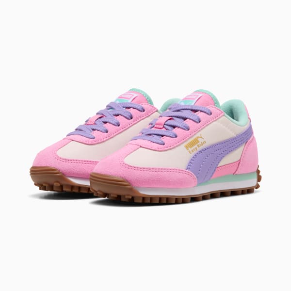 Easy Rider Little Kids' Sneakers, Jasmine Flower-Lavender Alert, extralarge