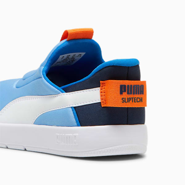 キッズ コートフレックス V3 イーズイン スニーカー 17-21cm, Team Light Blue-PUMA White-Club Navy, extralarge-JPN