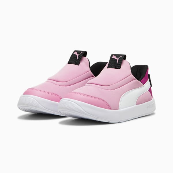 キッズ コートフレックス V3 イーズイン スニーカー 17-21cm, Mauved Out-PUMA White, extralarge-JPN