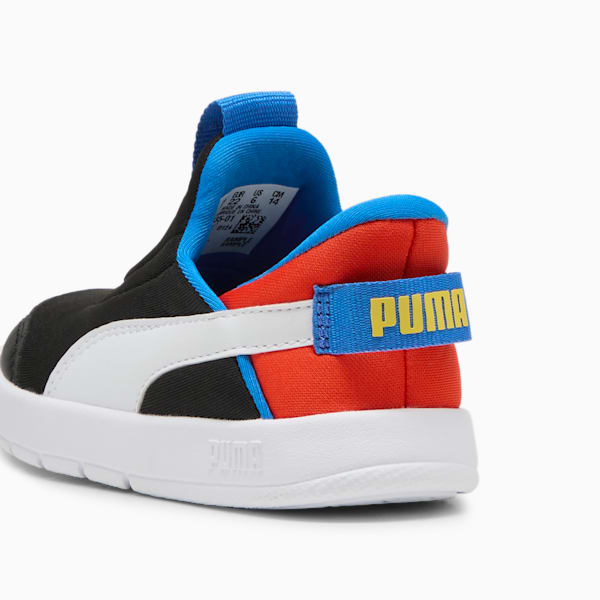 ベビー コートフレックス V3 イーズイン スニーカー 12-16cm, PUMA Black-PUMA White-Redmazing, extralarge-JPN