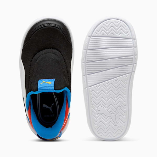 ベビー コートフレックス V3 イーズイン スニーカー 12-16cm, PUMA Black-PUMA White-Redmazing, extralarge-JPN