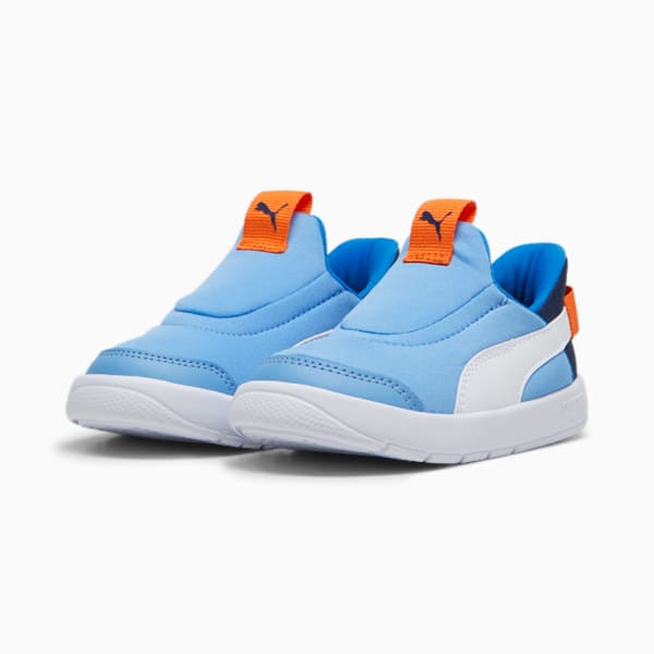 ベビー コートフレックス V3 イーズイン スニーカー 12-16cm, Team Light Blue-PUMA White-Club Navy, extralarge-JPN
