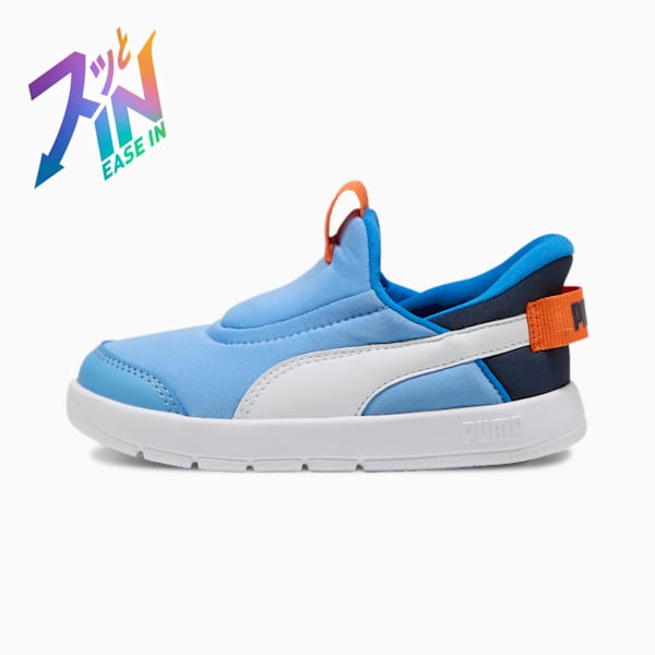 ベビー コートフレックス V3 イーズイン スニーカー 12-16cm, Team Light Blue-PUMA White-Club Navy, extralarge-JPN