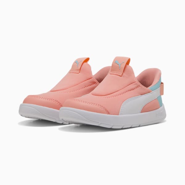 ベビー コートフレックス V3 イーズイン スニーカー 12-16cm, Pink Fruit-PUMA White-Safe Lake, extralarge-JPN