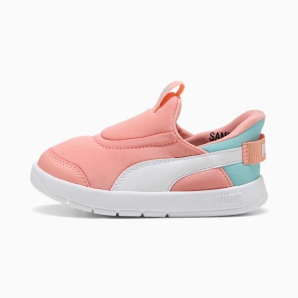 ベビー コートフレックス V3 イーズイン スニーカー 12-16cm, Pink Fruit-PUMA White-Safe Lake, extralarge-JPN