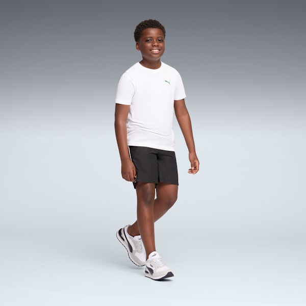 Sneakers ST Runner v4 Nylon Enfant et adolescent, PUMA White-New Navy-Cool Light Gray, extralarge