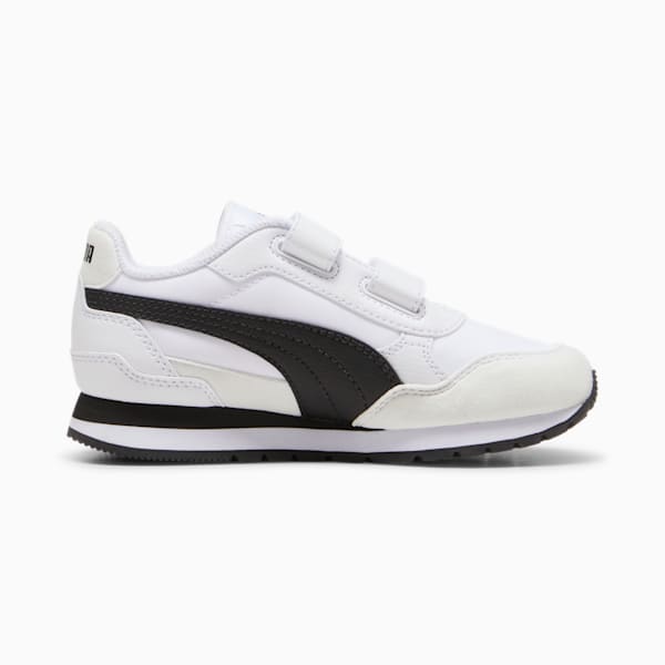 ST Runner v4 Nylon Sneakers Kids, PUMA White-PUMA Black-Cast Iron, extralarge