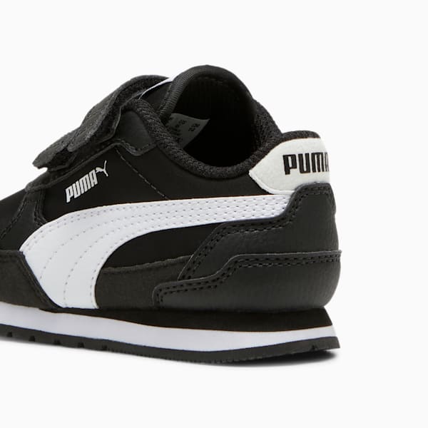 Tenis para infantes ST Runner v4 Nylon, PUMA Black-PUMA White, extralarge