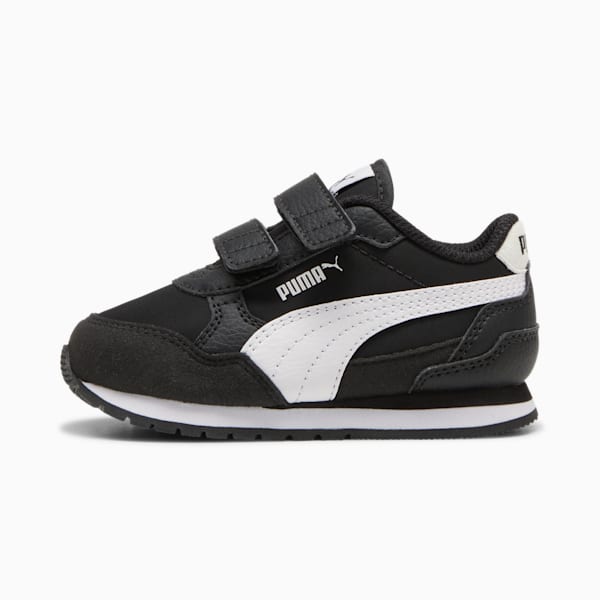 Tenis para infantes ST Runner v4 Nylon, PUMA Black-PUMA White, extralarge