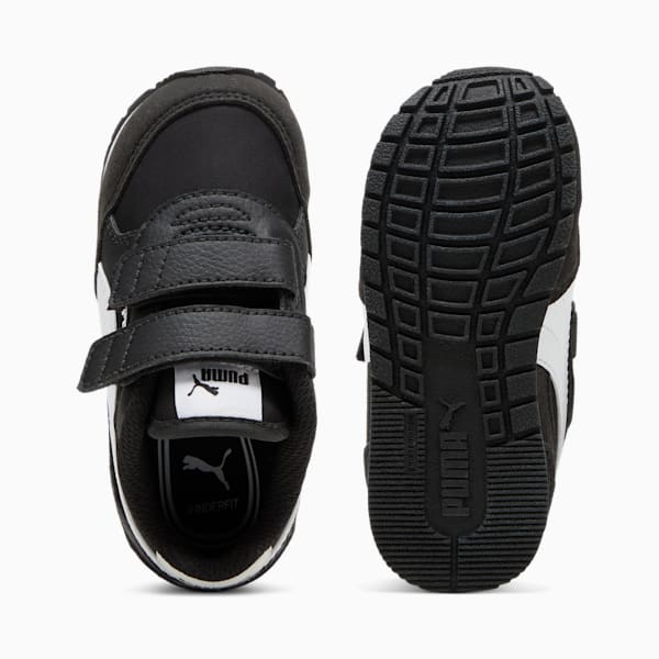 Tenis para infantes ST Runner v4 Nylon, PUMA Black-PUMA White, extralarge
