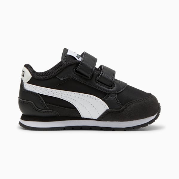 Tenis ST Runner v4 Nylon para bebés, PUMA Black-PUMA White, extralarge